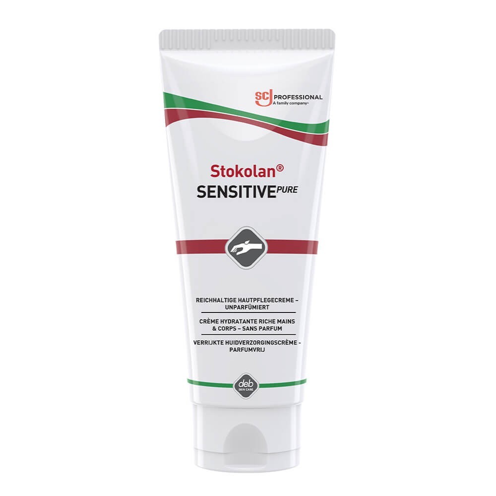Handcreme Stokolan Sensitive pure rot 100 ml
