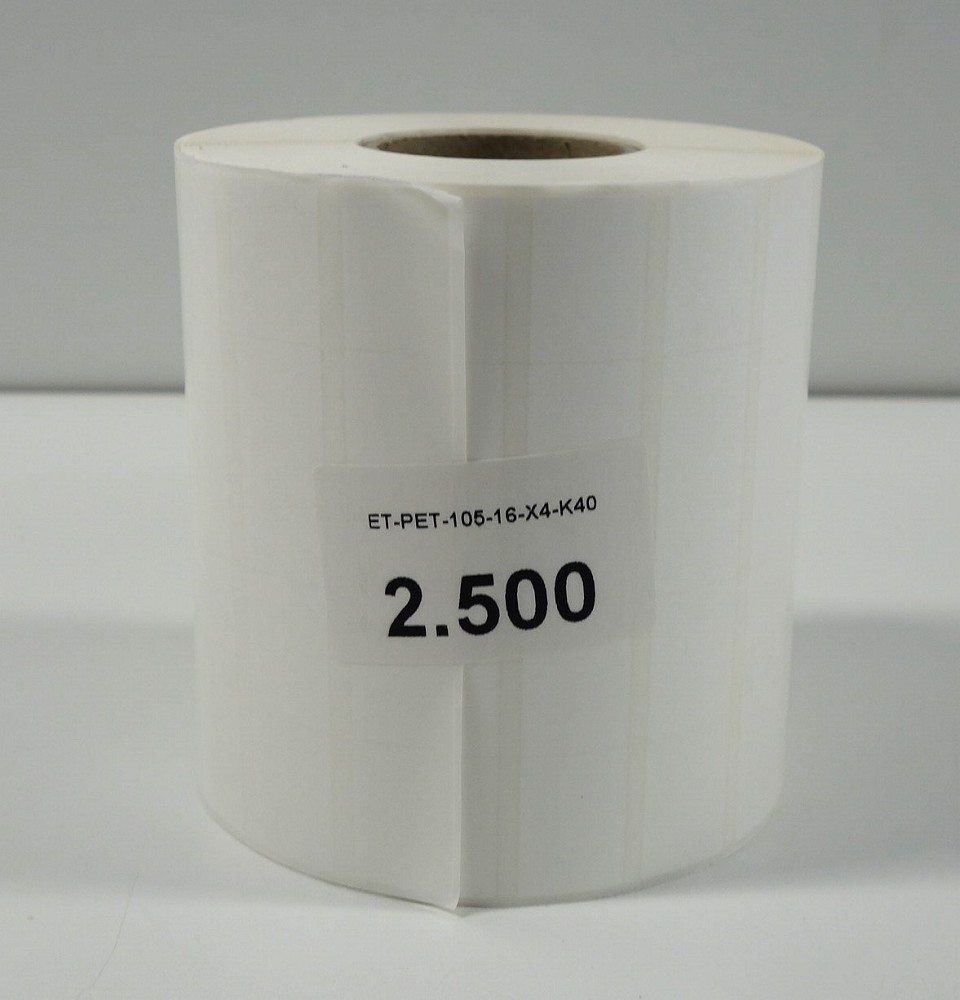 Barcode-Etiketten 4-bahnig (Hologic)