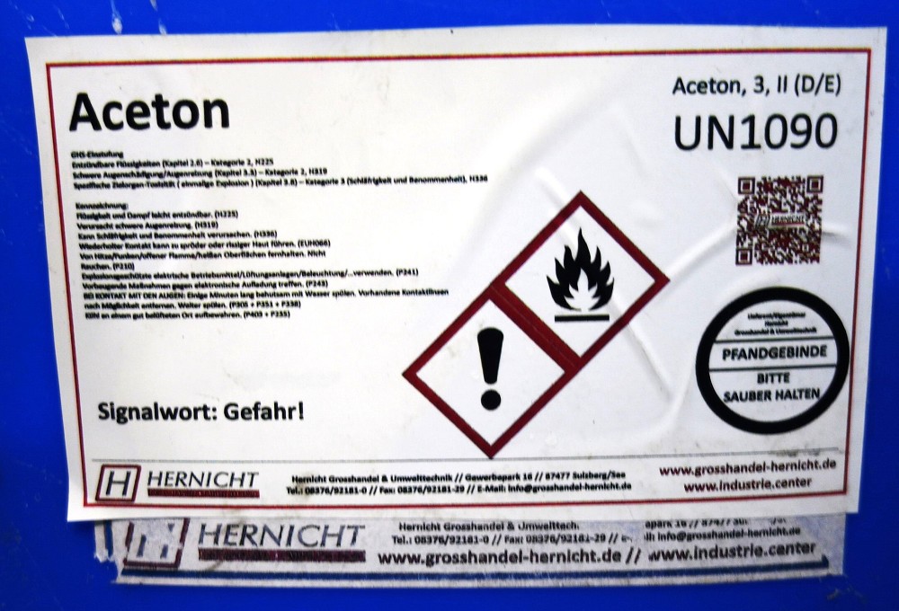 Aceton 20 L Kanister