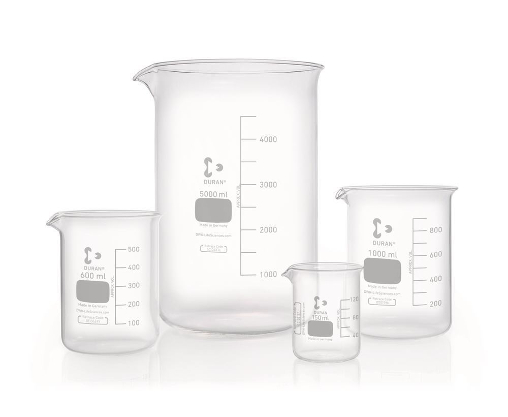 Becherglas 3000 ml niedrige Form