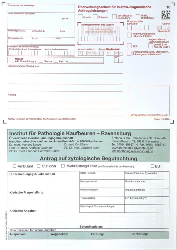 Antrag Zytologie RV